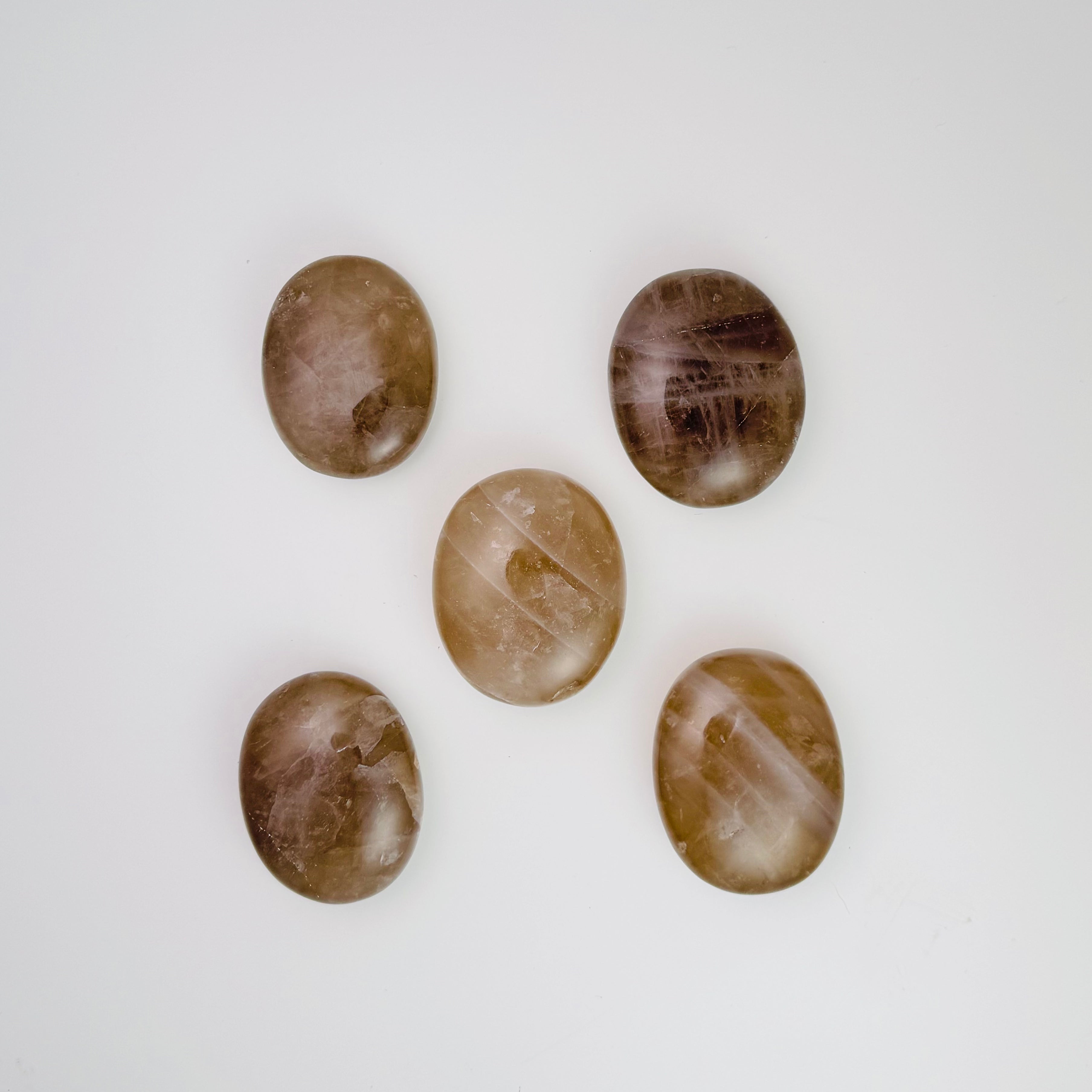 Smoky Quartz Palm Stone