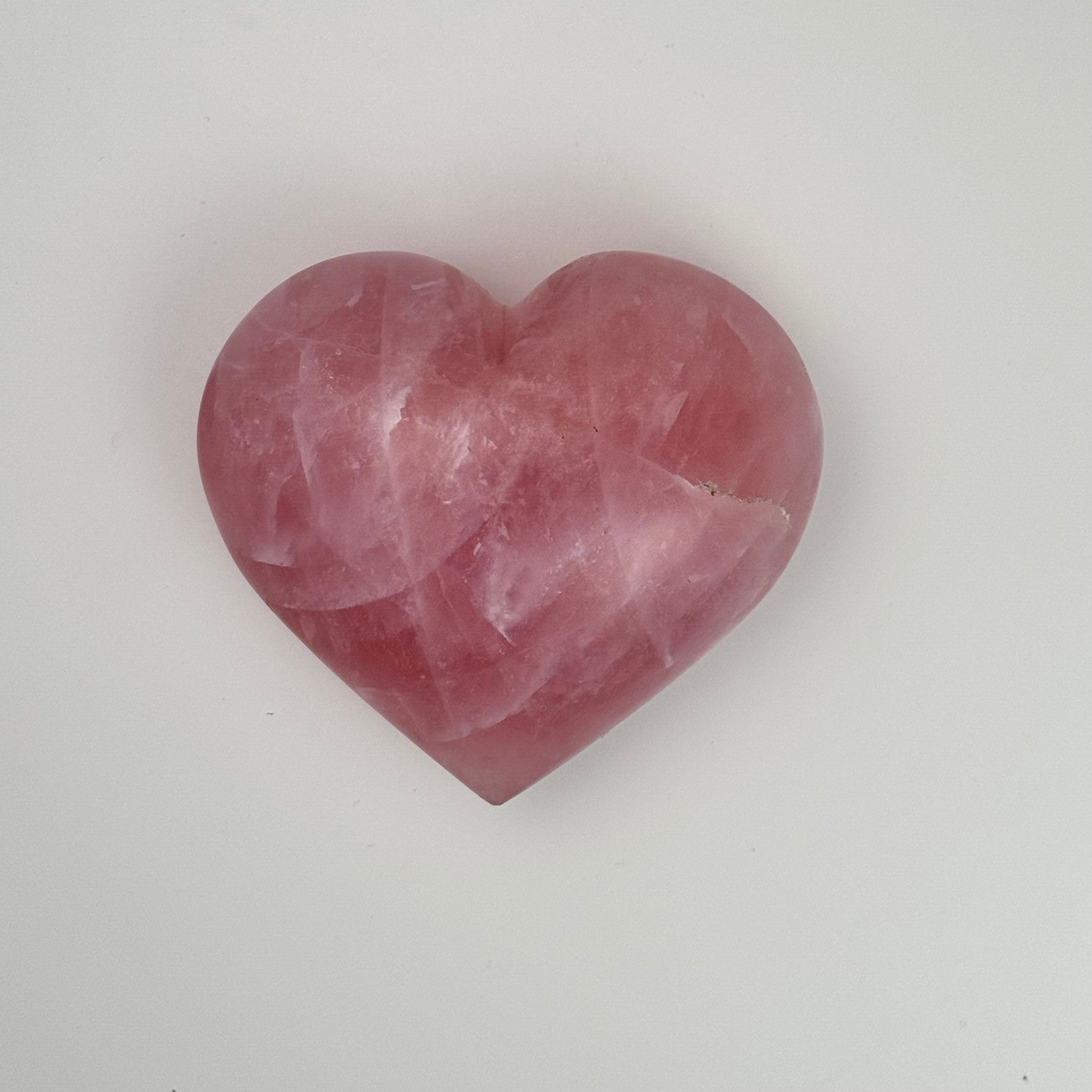 Rose Quartz Heart