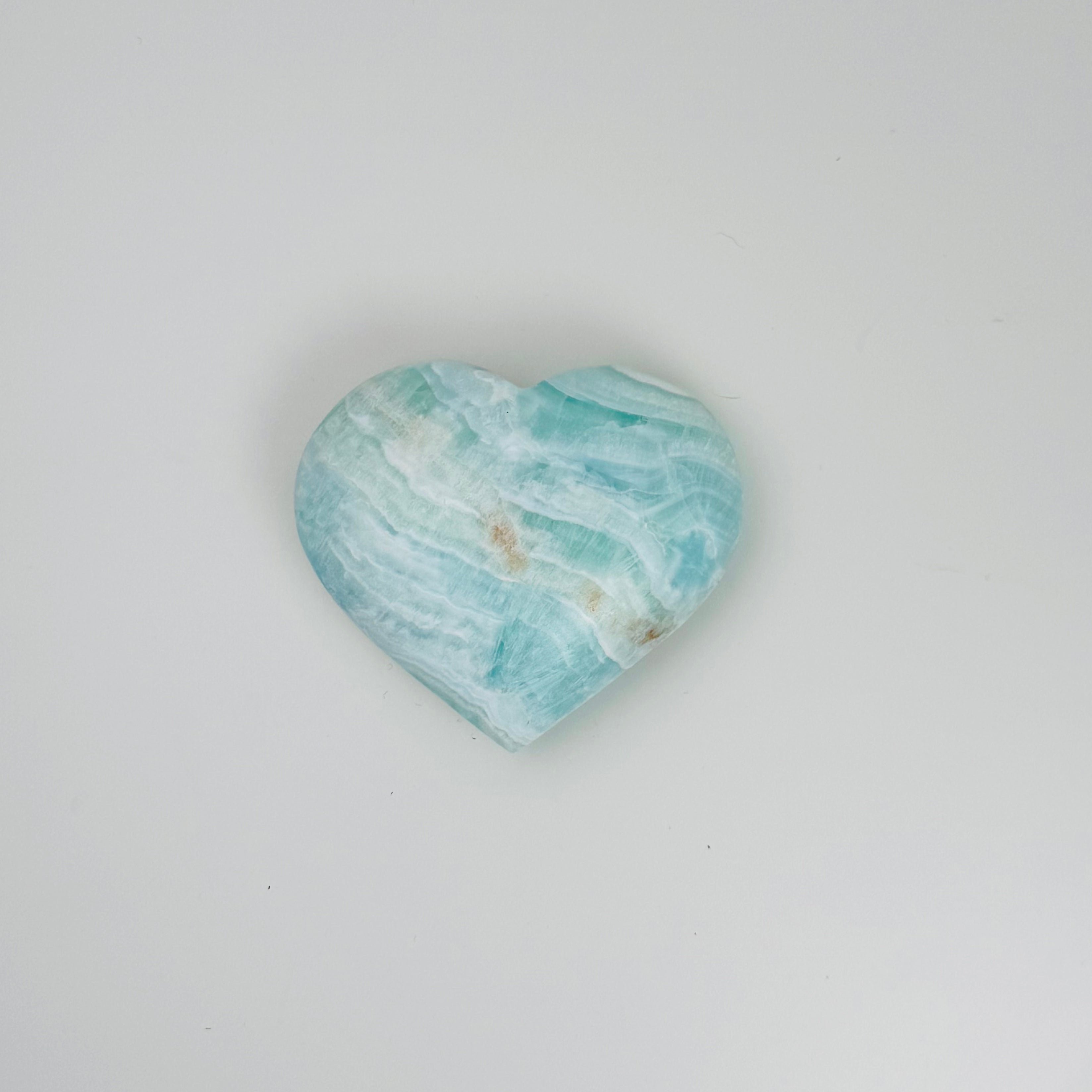 Caribbean Calcite Heart