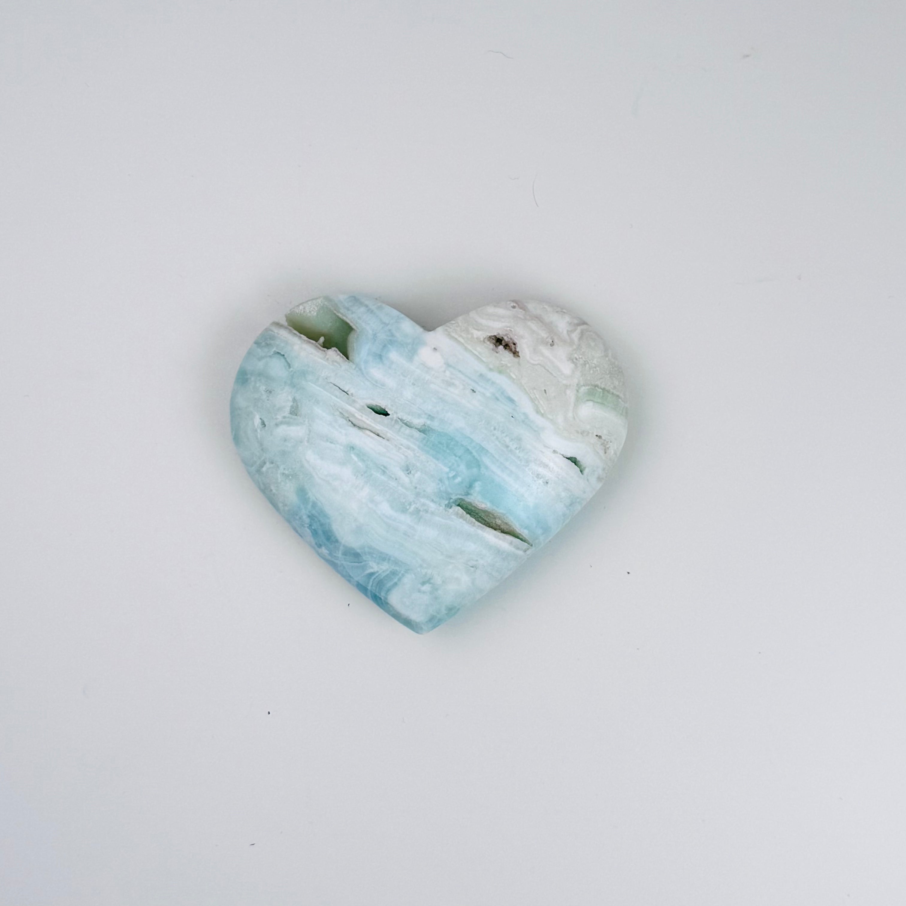 Caribbean Calcite Heart