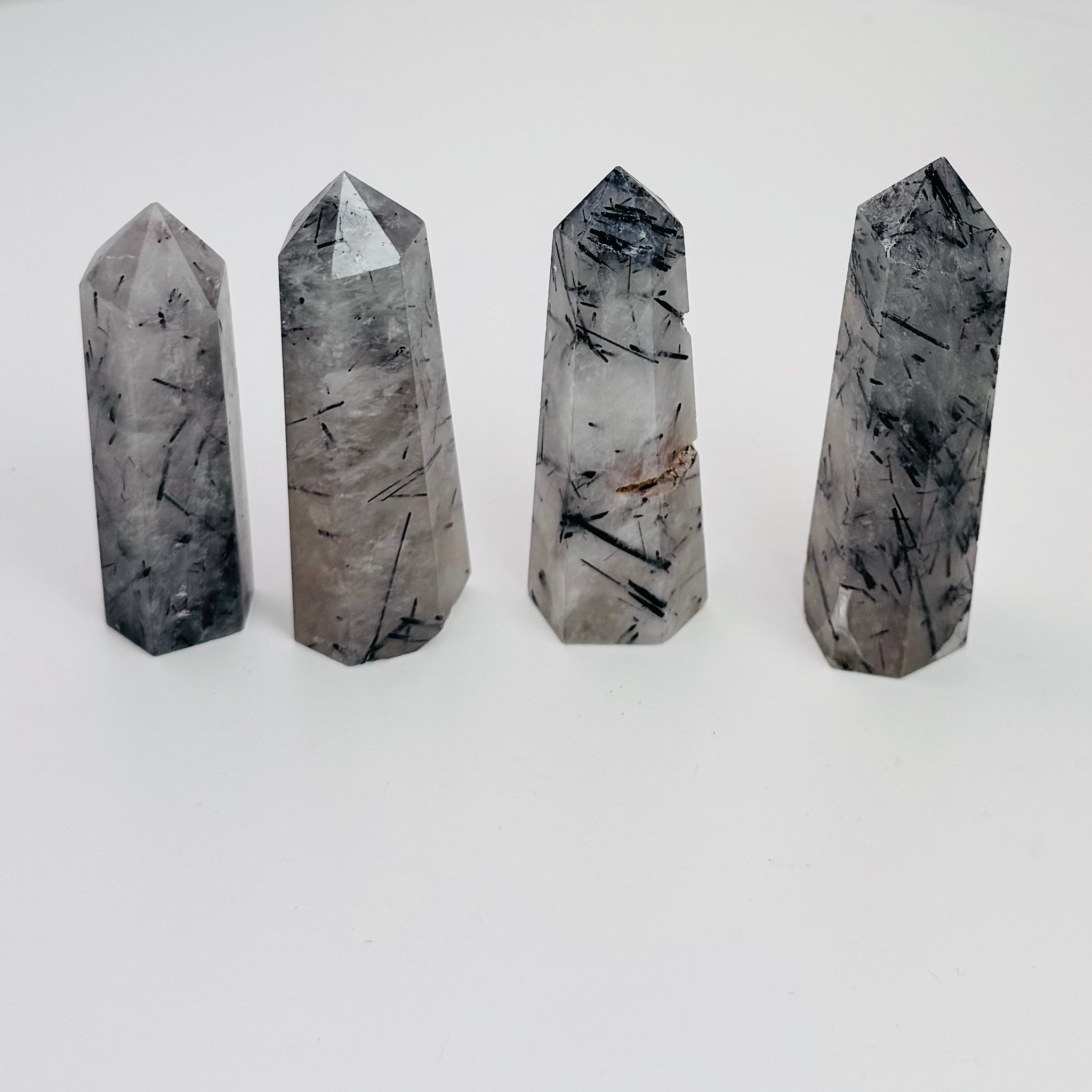 Black Tourmalinated Quartz