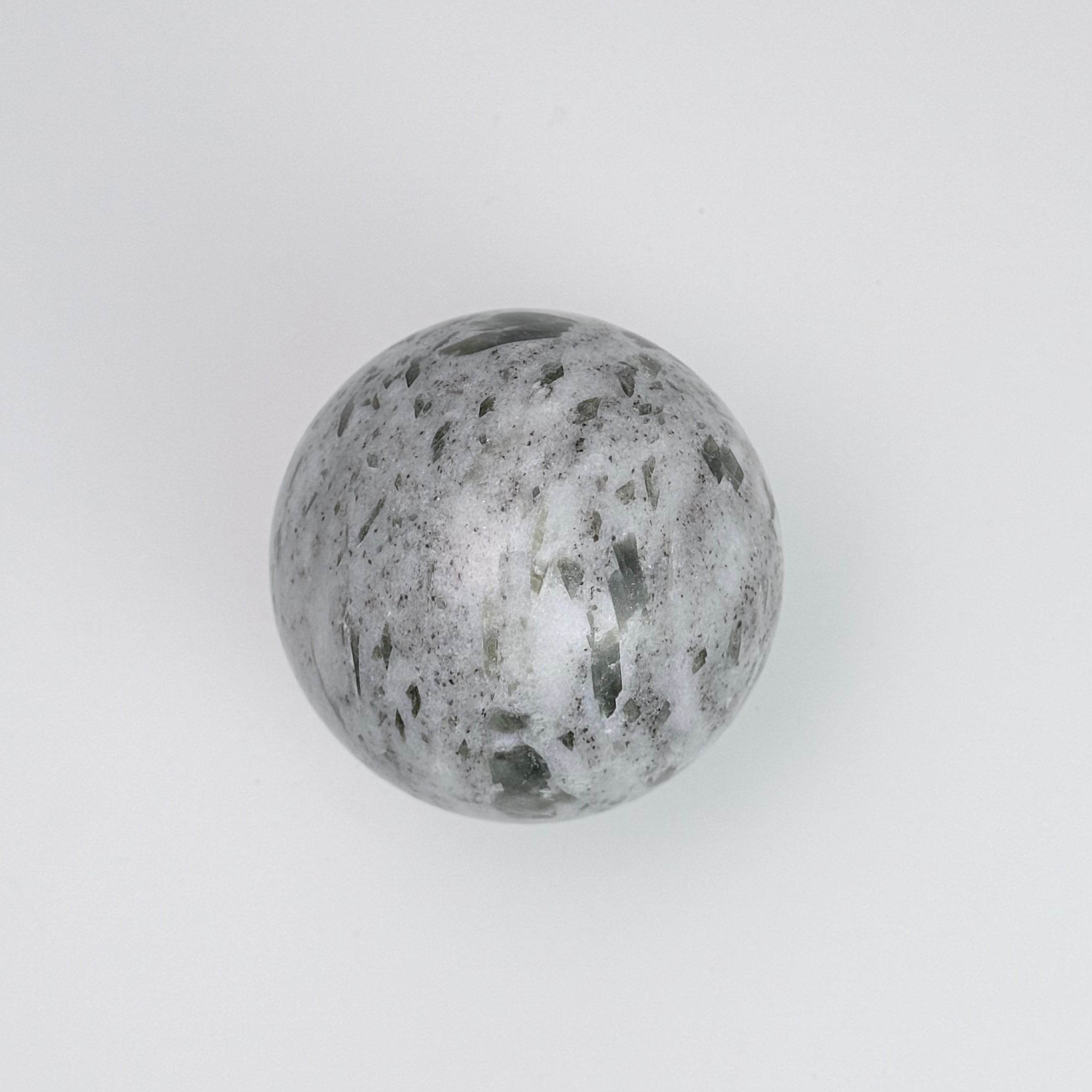 Tourmalinated Quartz Sphere
