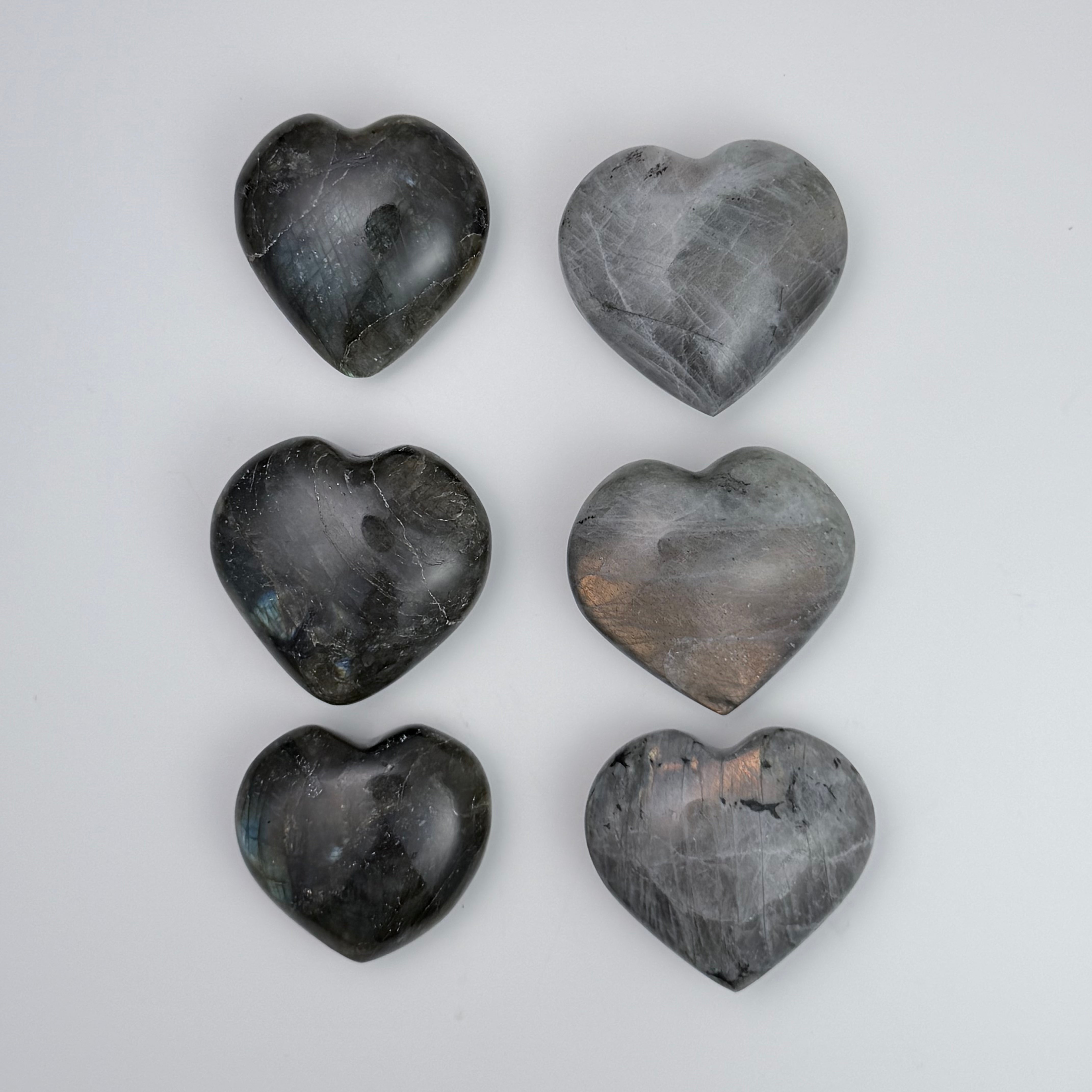Labradorite Heart