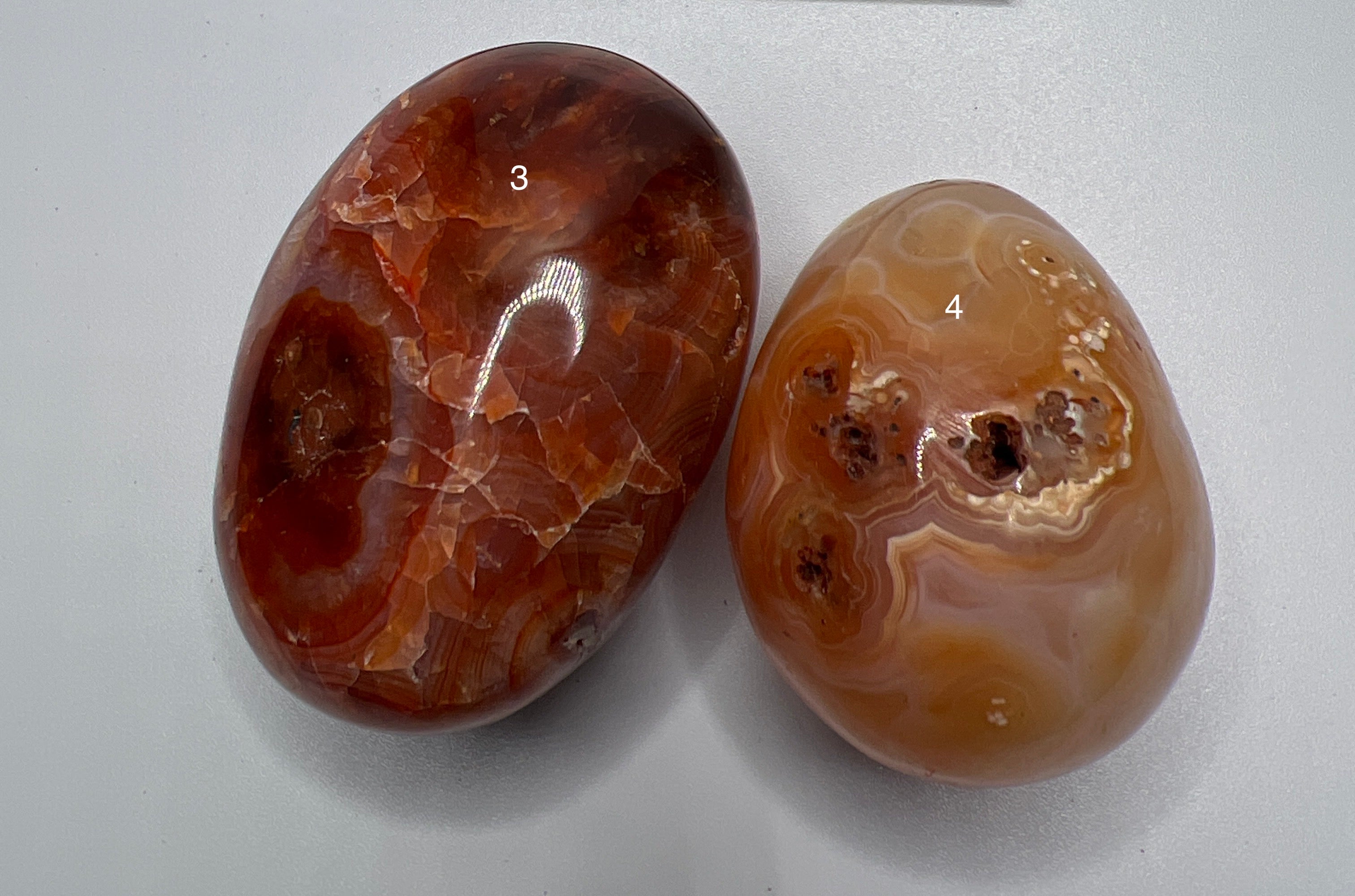 Carnelian Palm Stones