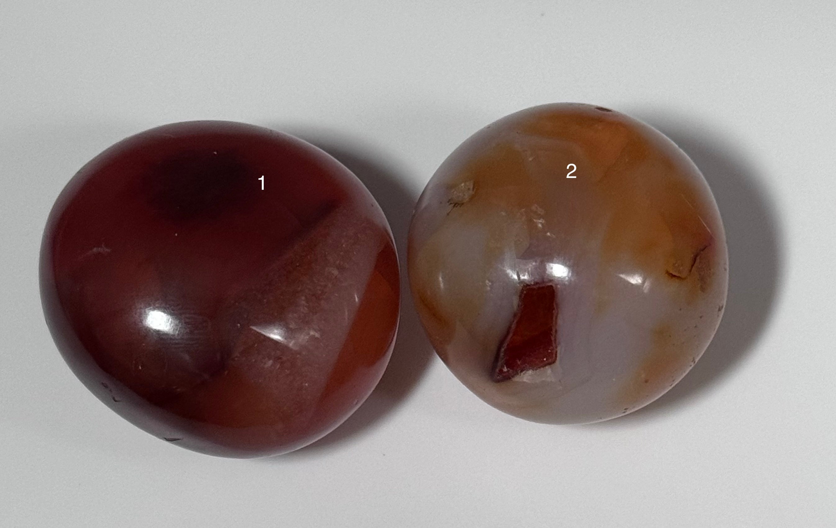 Carnelian Palm Stones