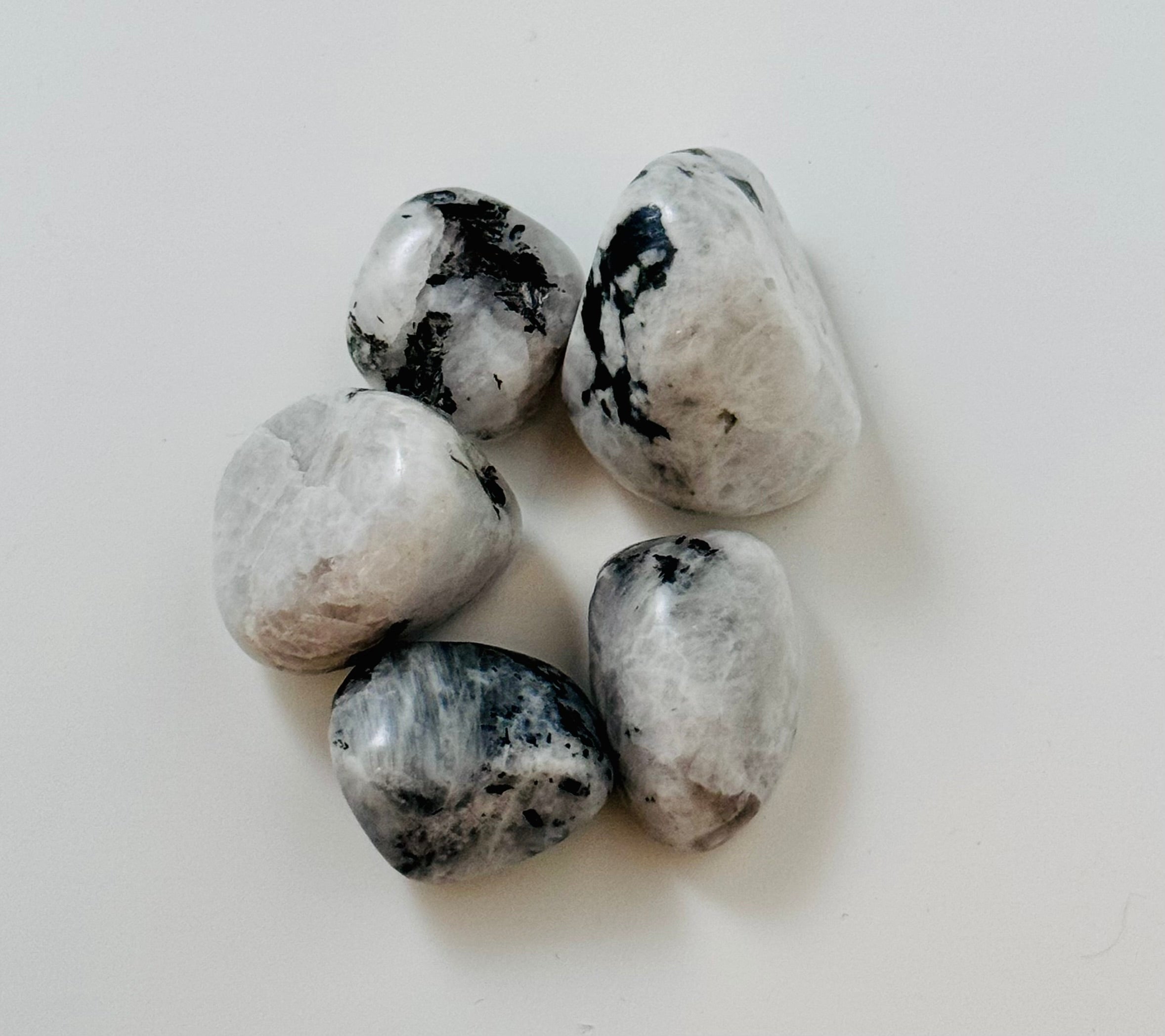 Rainbow Moonstone Tumbles