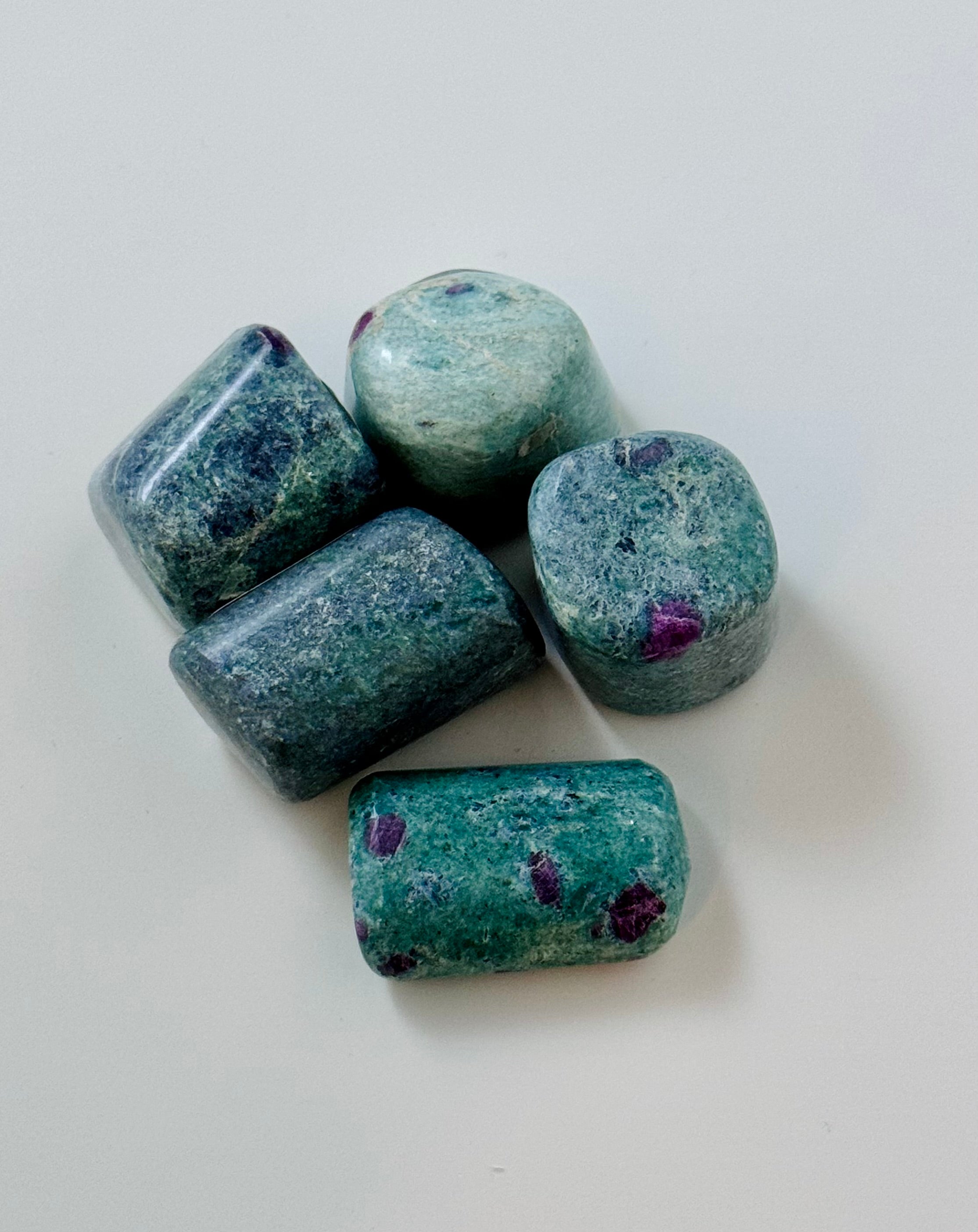 Ruby in Fuchsite Tumbles