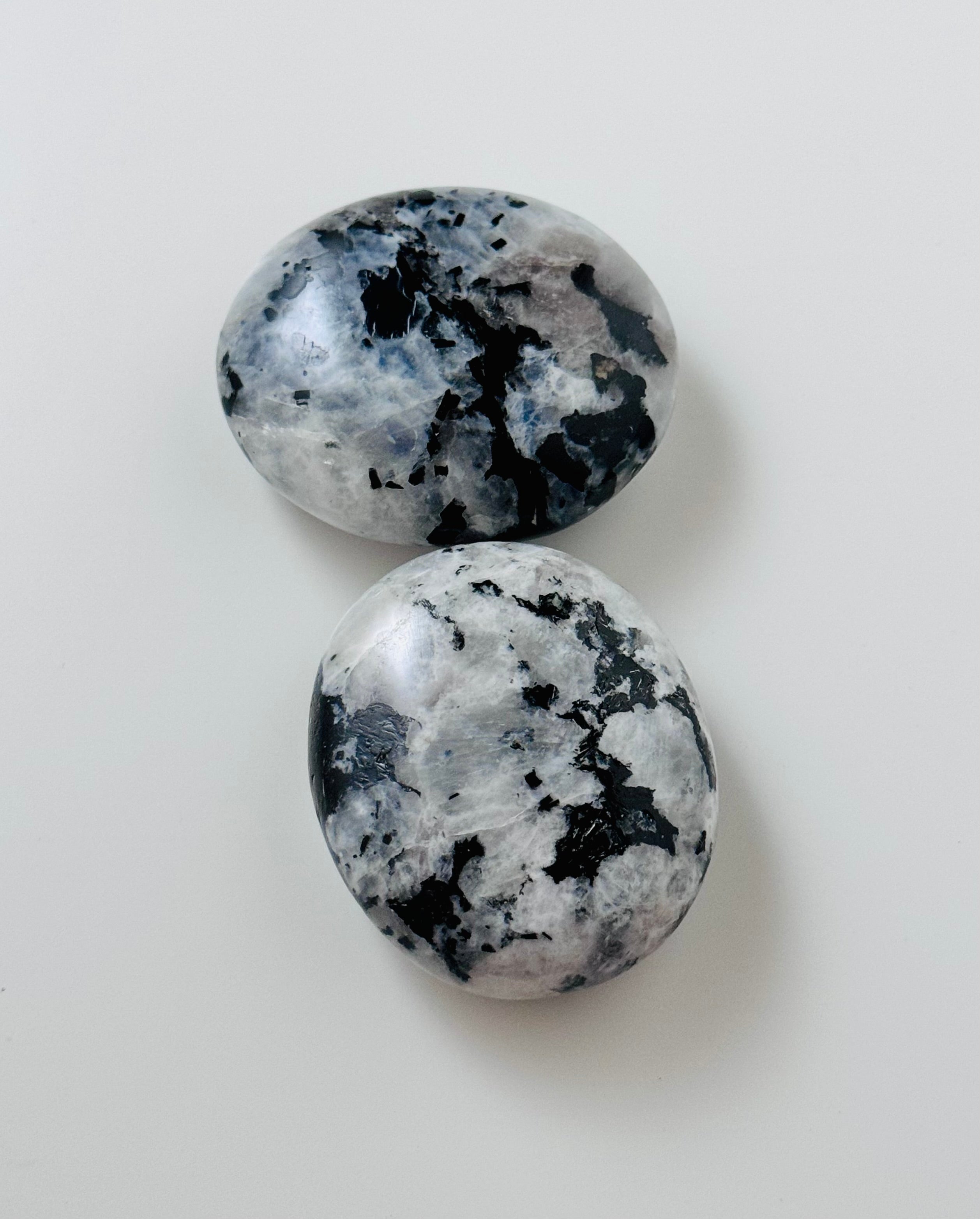 Rainbow Moonstone Palm Stone