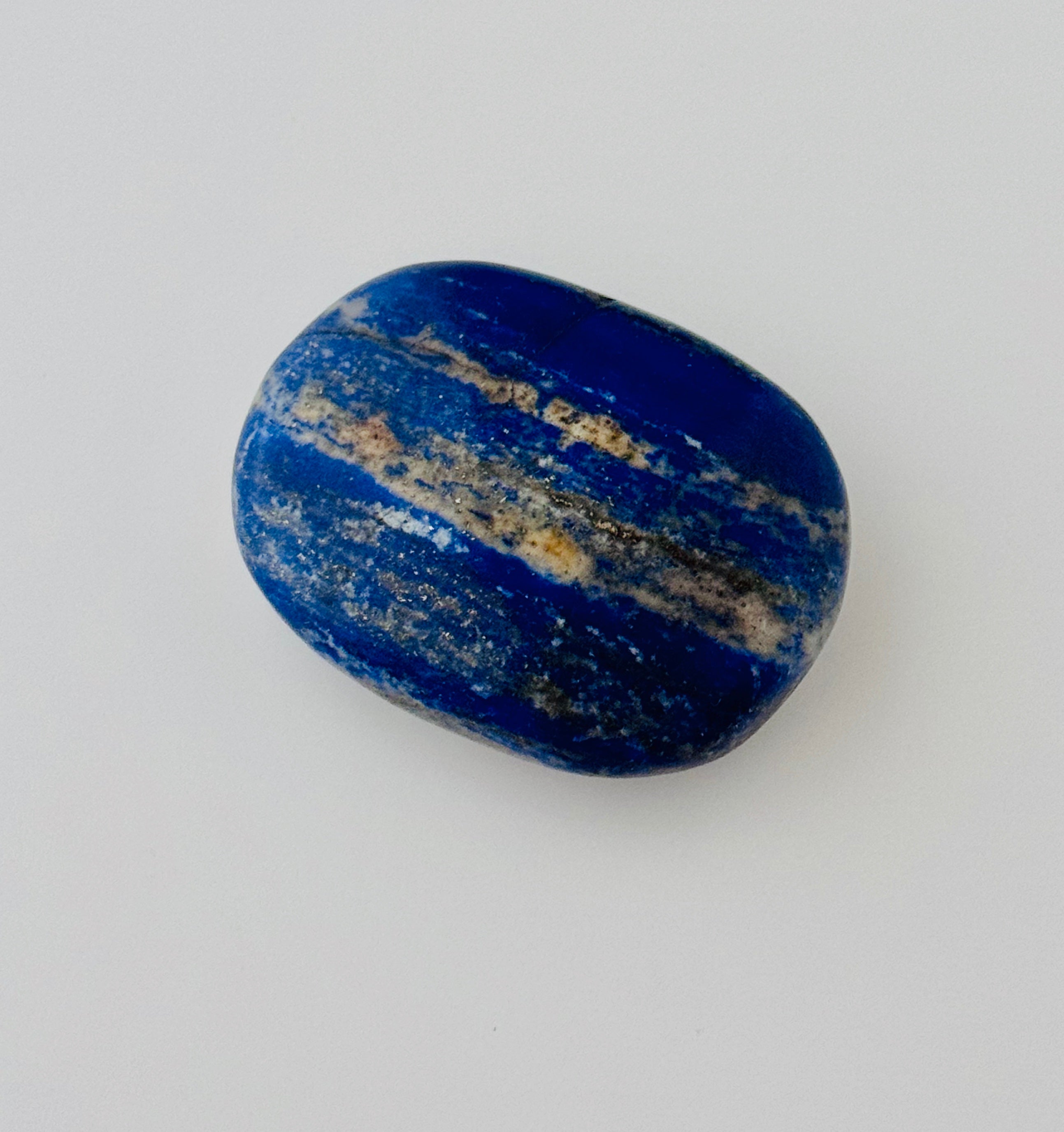 Lapis Lazuli (UV reactive) Palm Stone