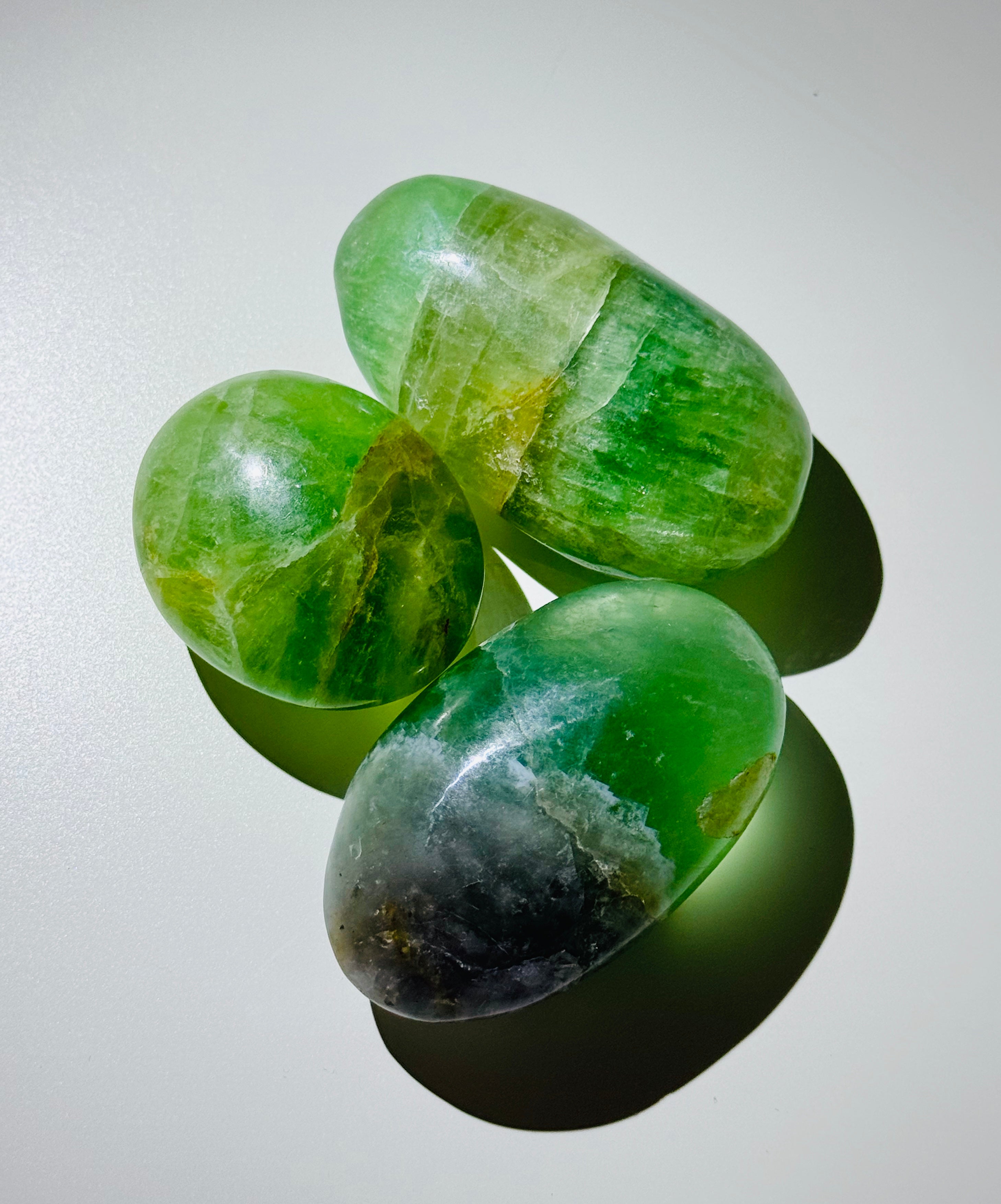 Fluorite Palm Stone