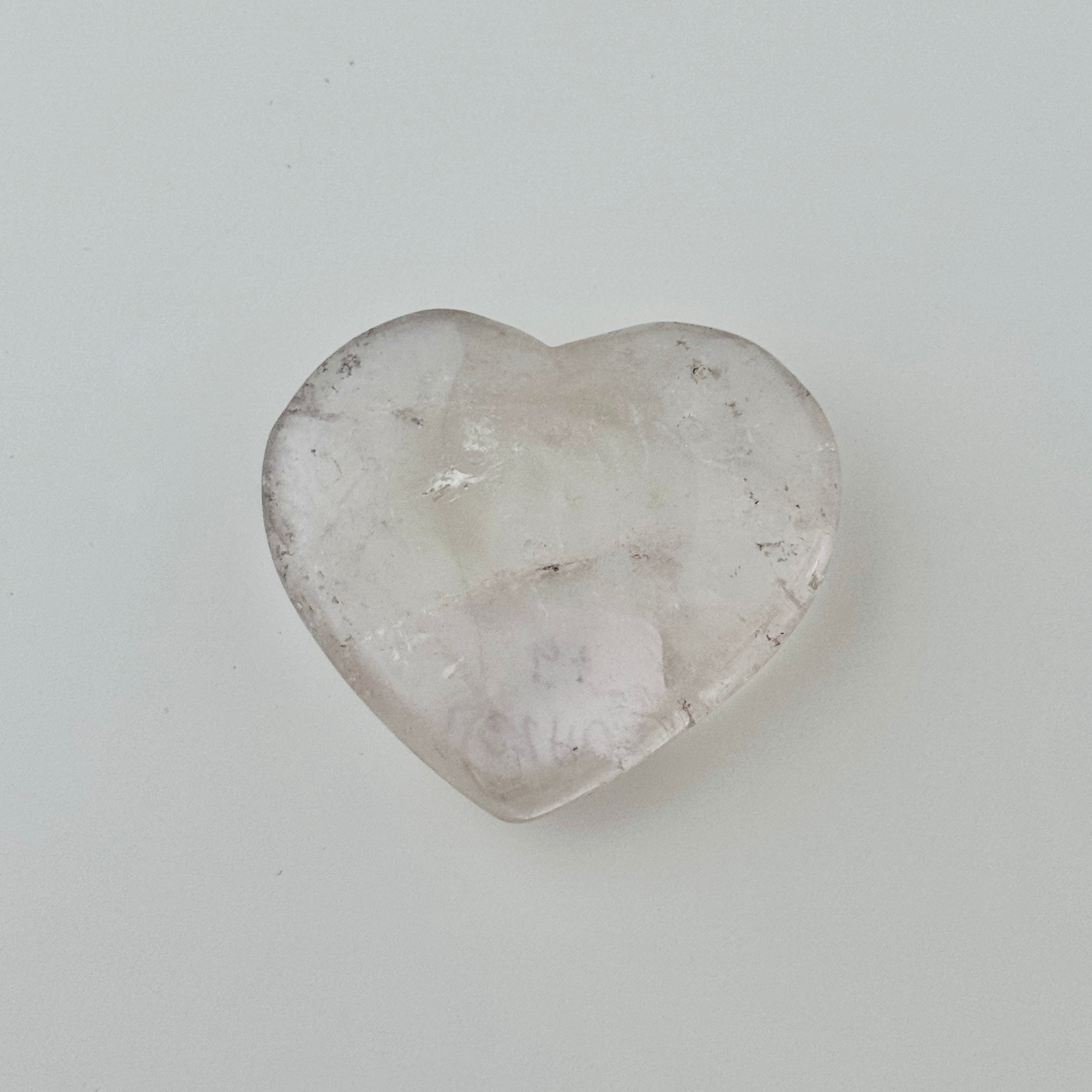 Clear Quartz Palm Stones/Hearts