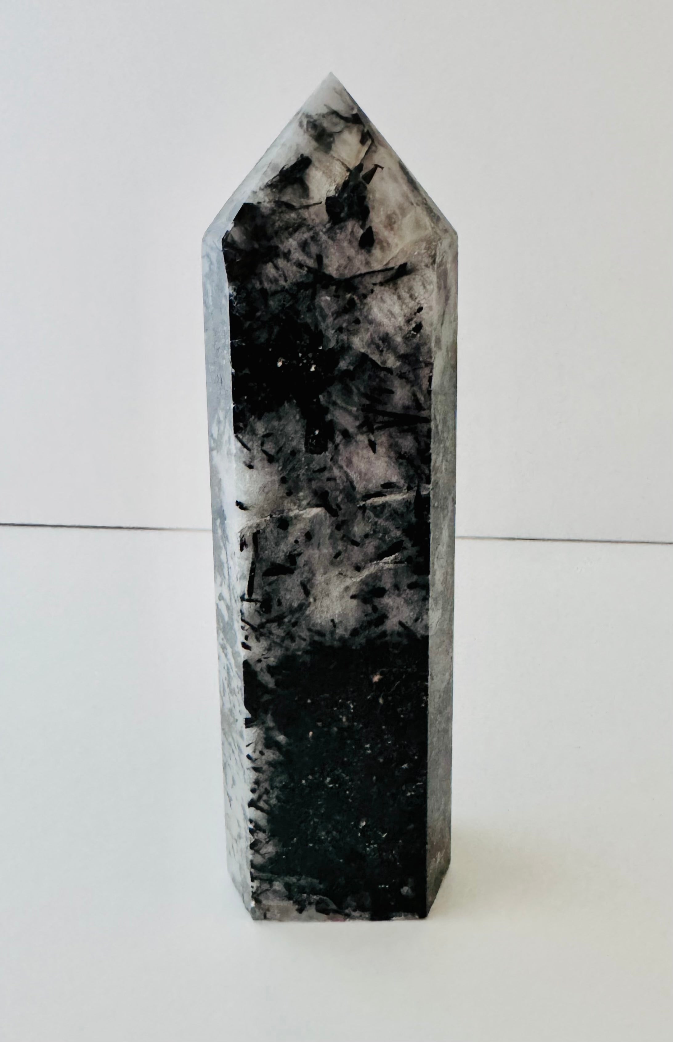 Black Tourmalinated Quartz