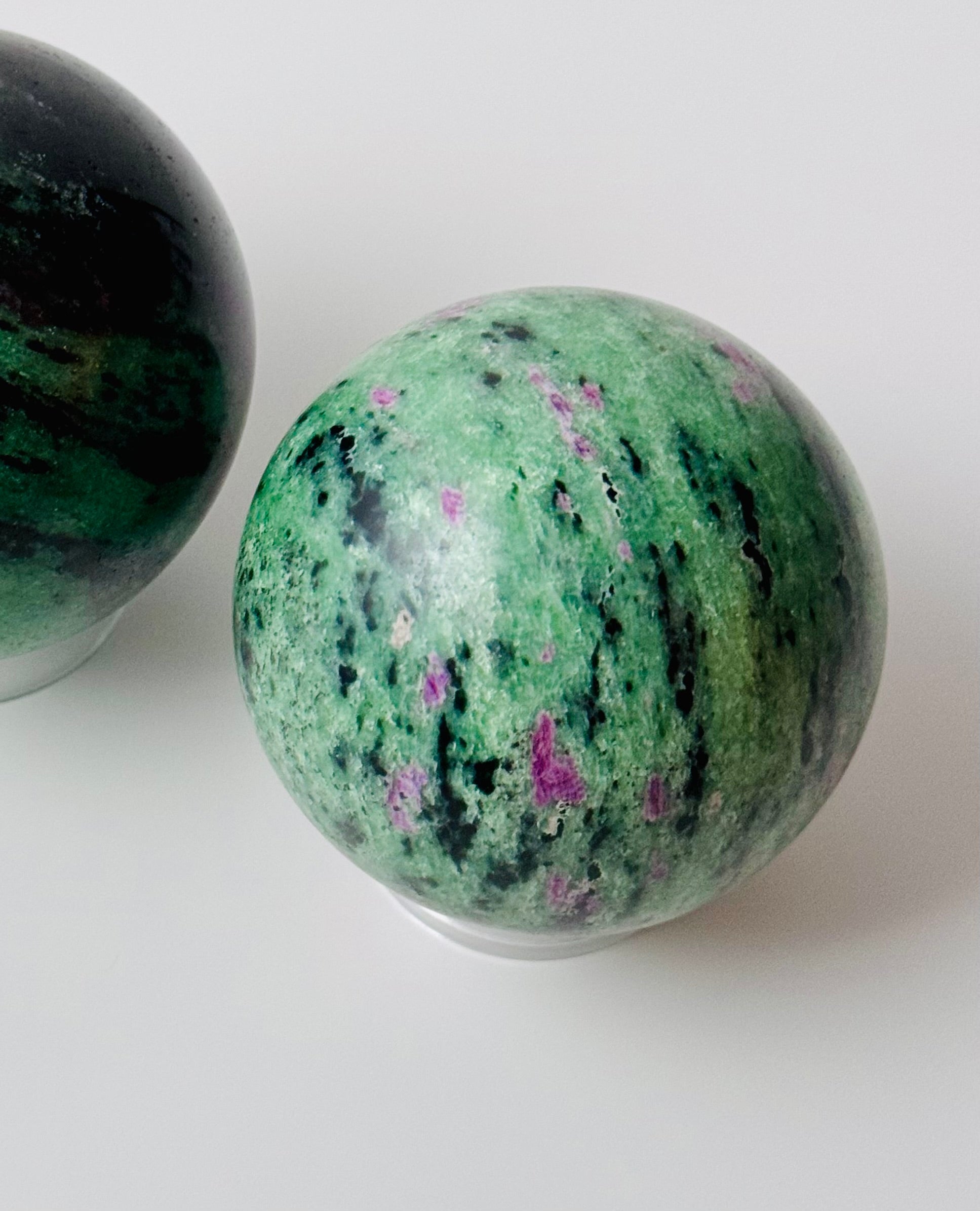 Ruby Zoisite Sphere