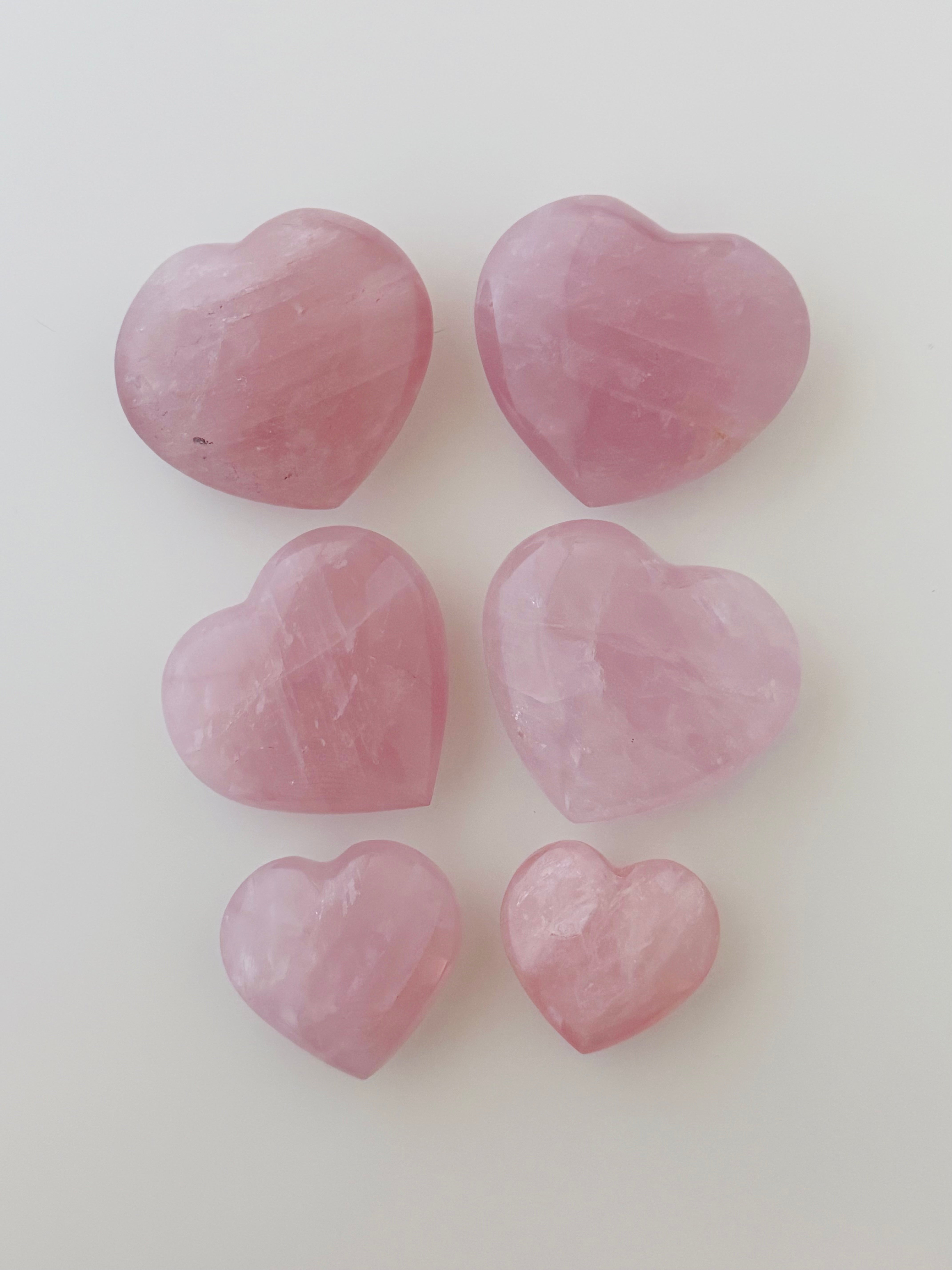 Rose Quartz Heart