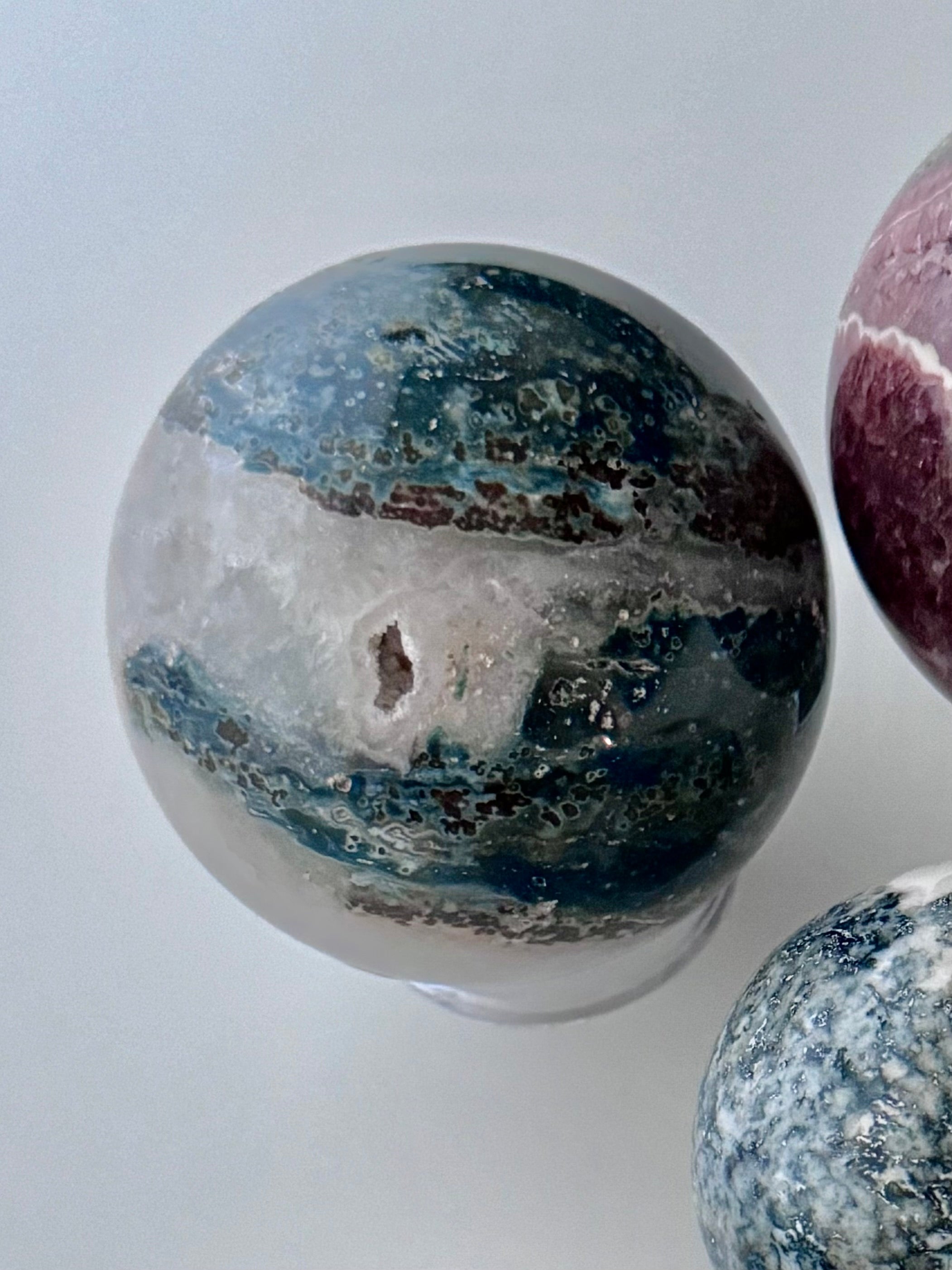 Ocean Jasper Sphere