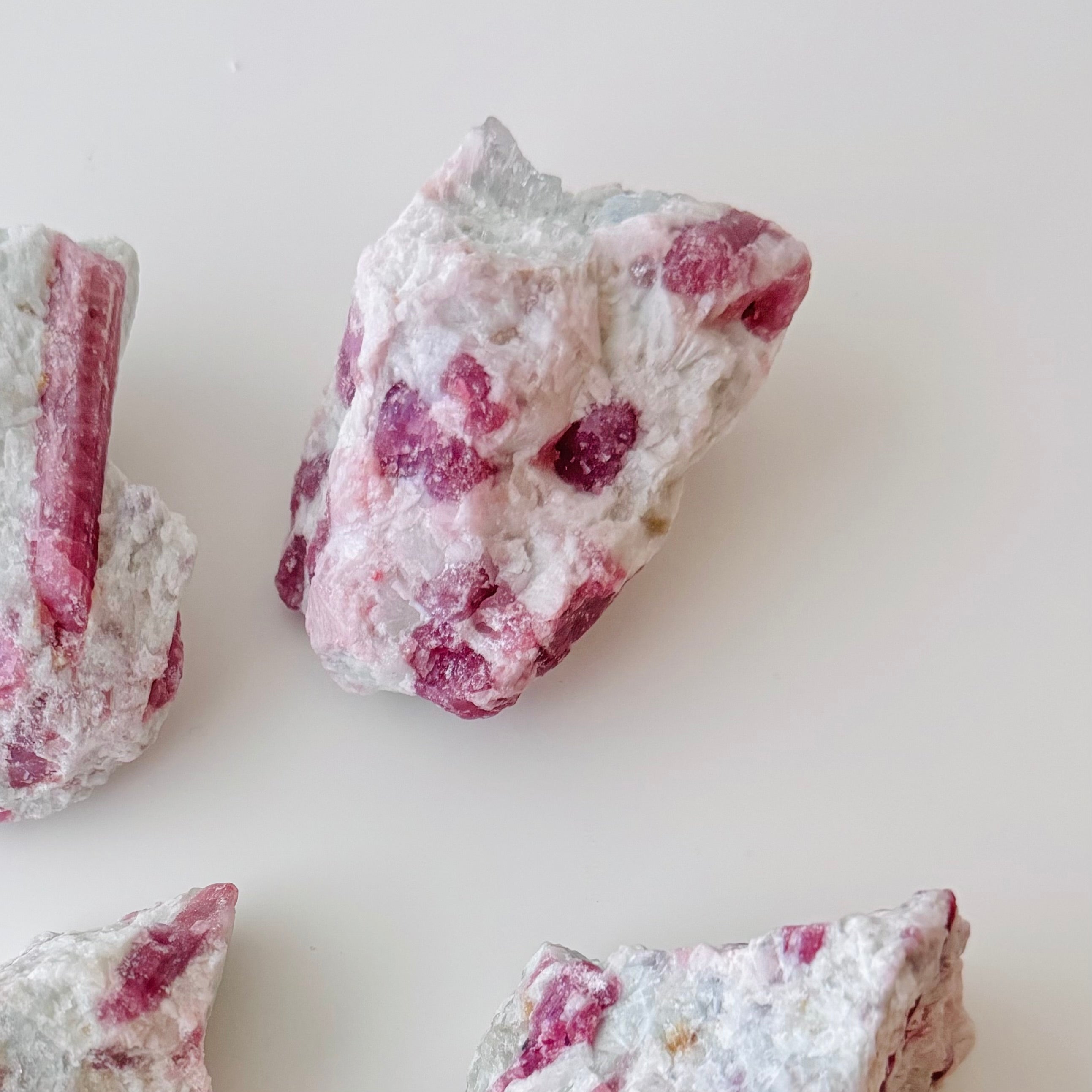 Pink Tourmaline with Aquamarine