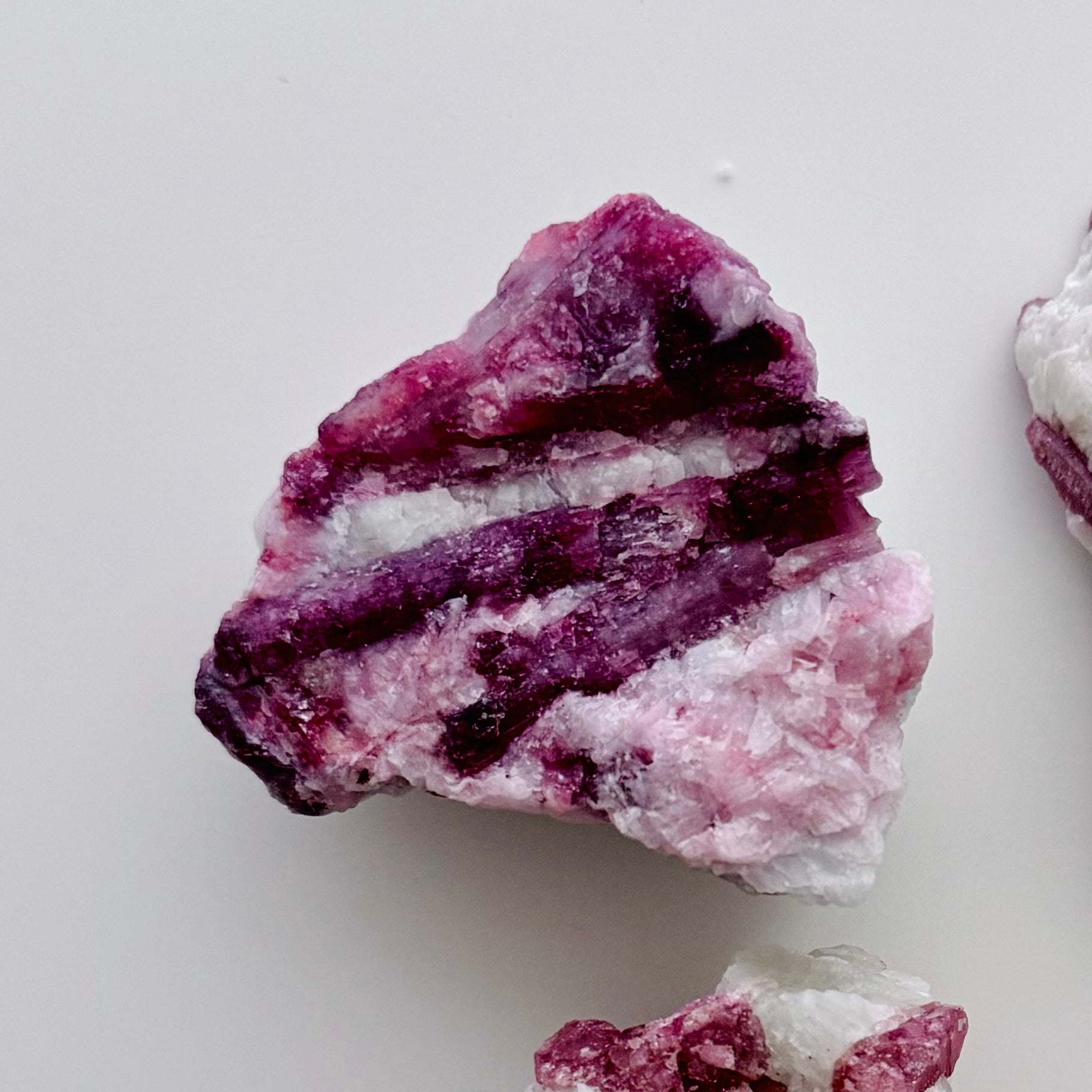 Pink Tourmaline with Aquamarine