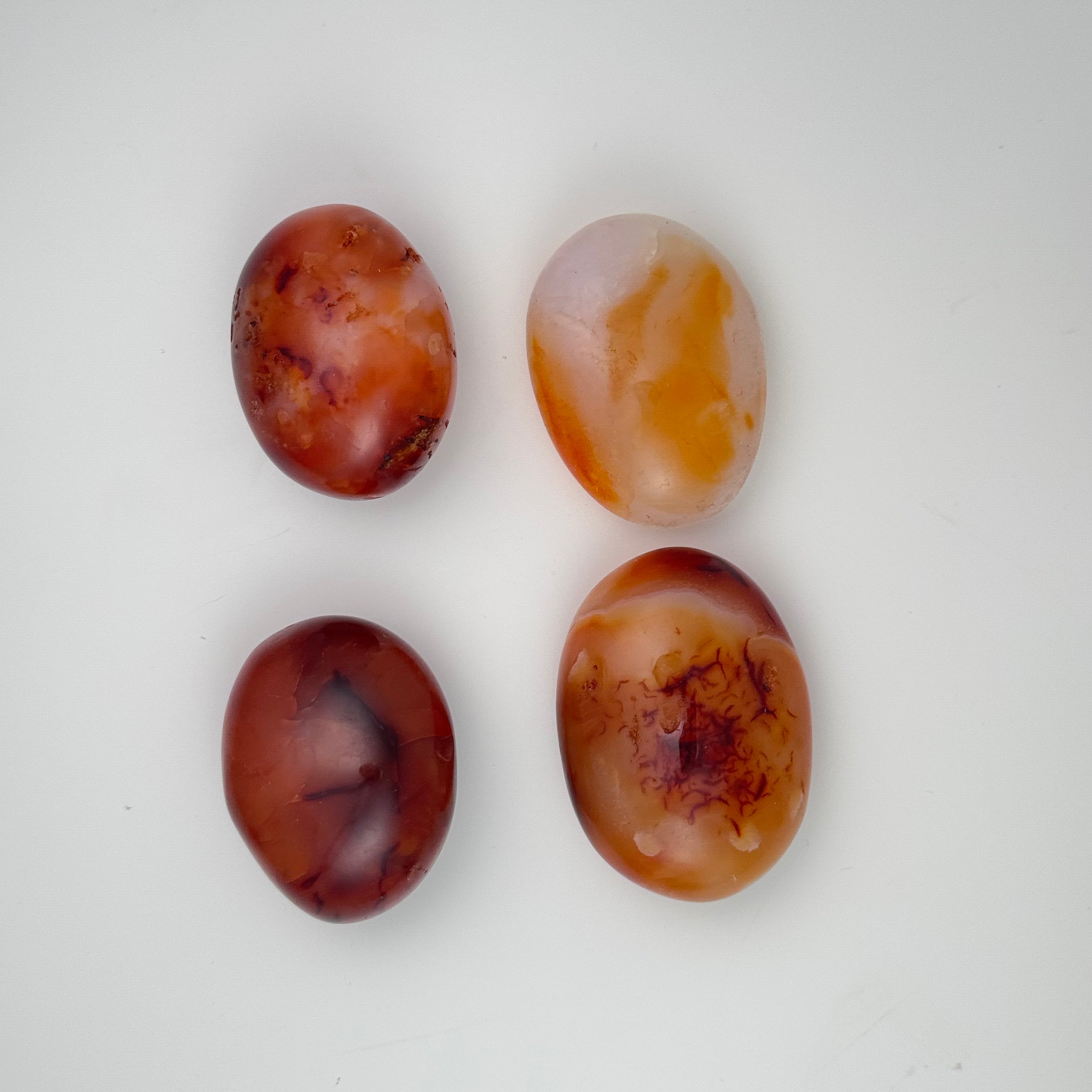 Carnelian Palm Stones