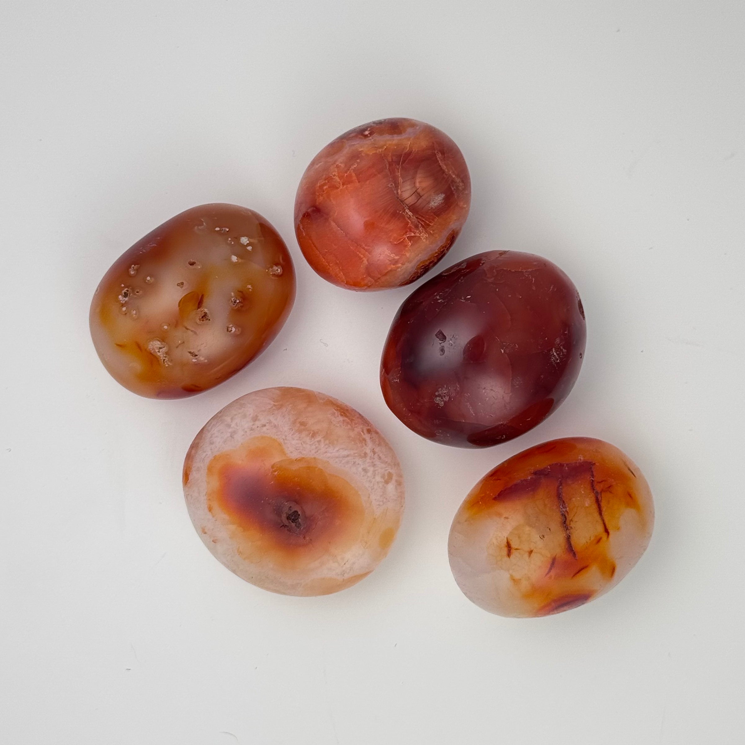 Carnelian Palm Stones