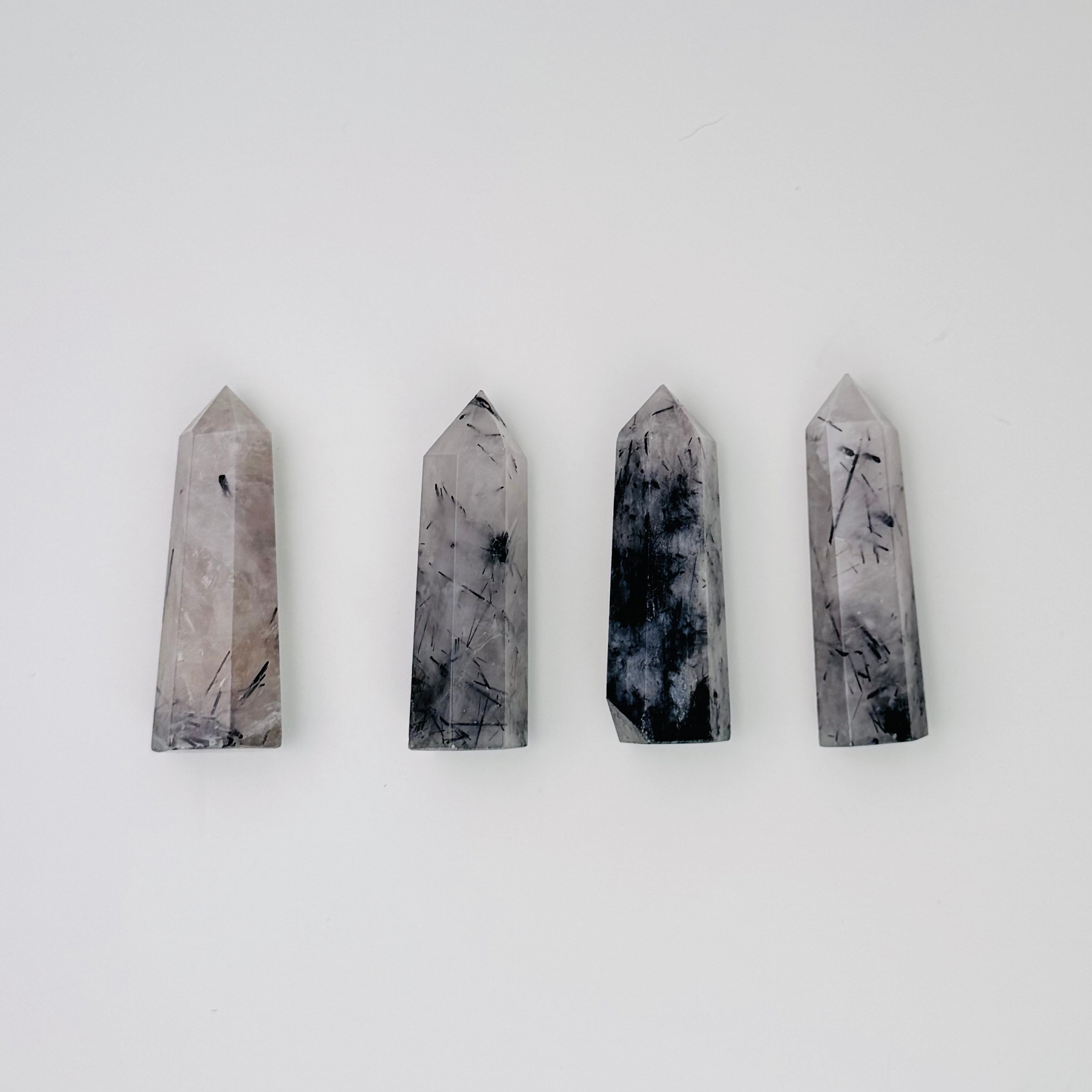 Black Tourmalinated Quartz