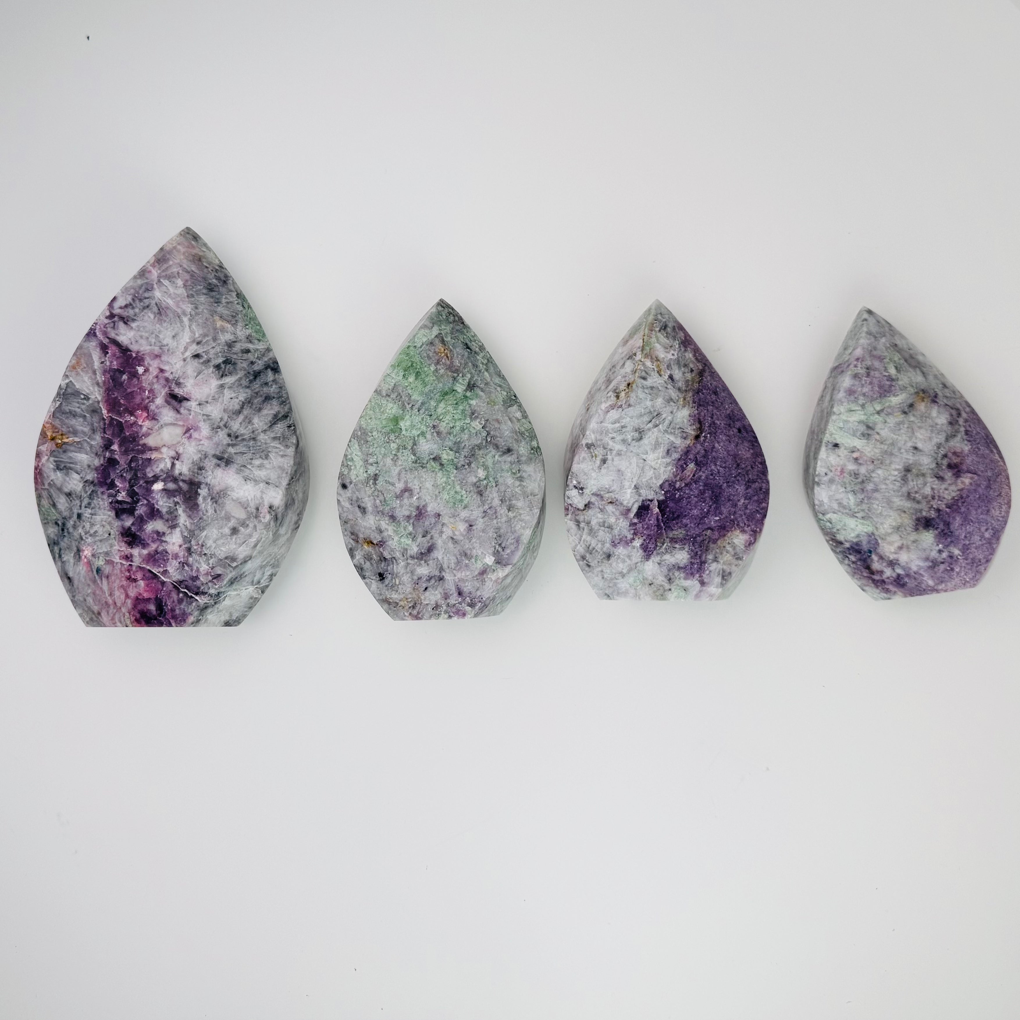 Lepidolite/Fuchsite/Tourmaline Mix