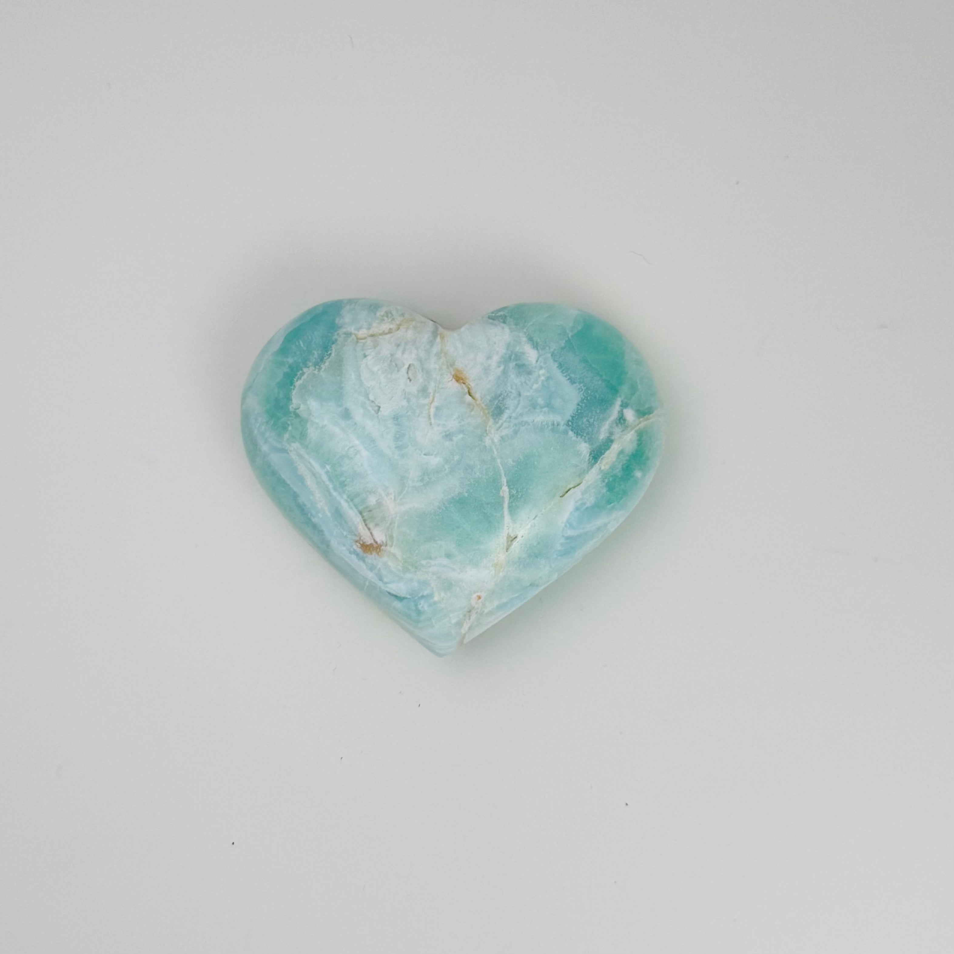 Caribbean Calcite Heart