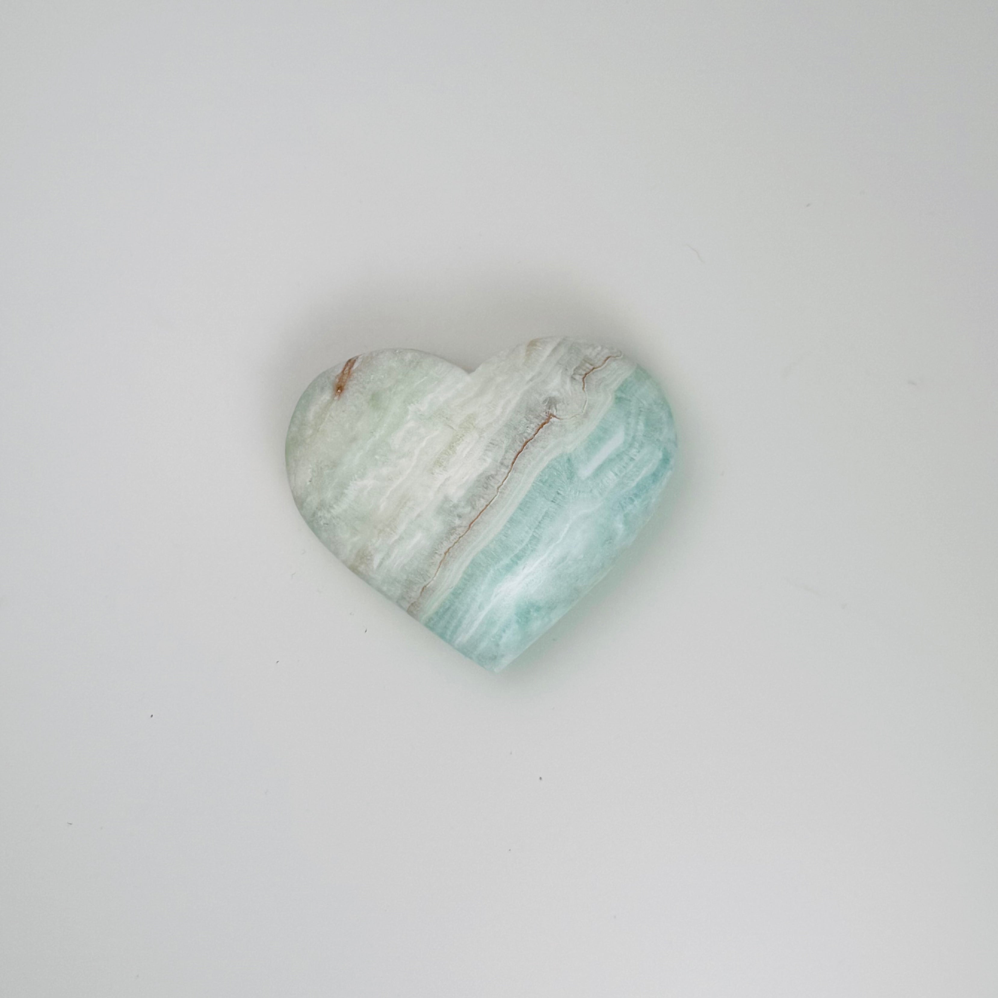 Caribbean Calcite Heart