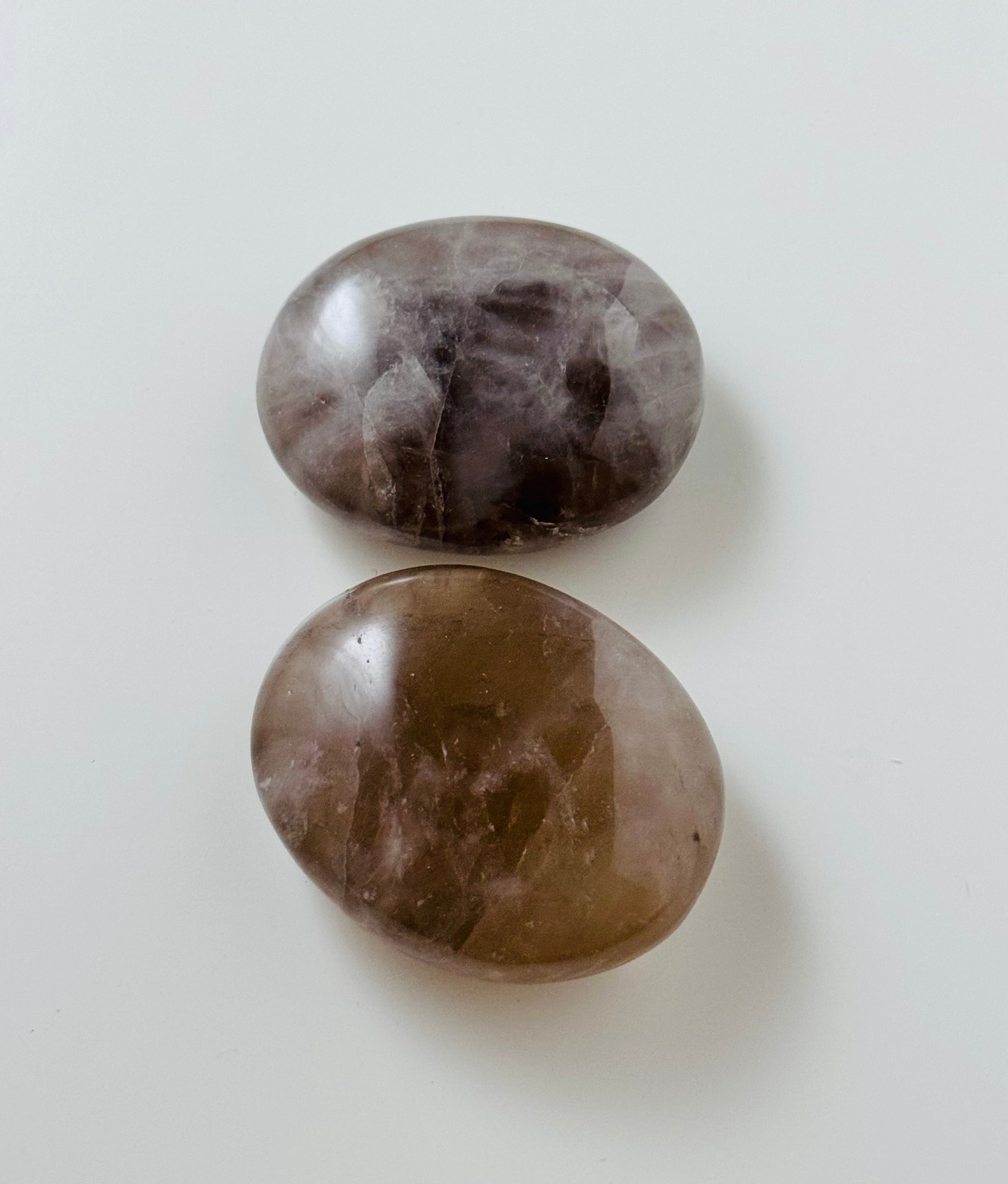 Smoky Quartz Palm Stone