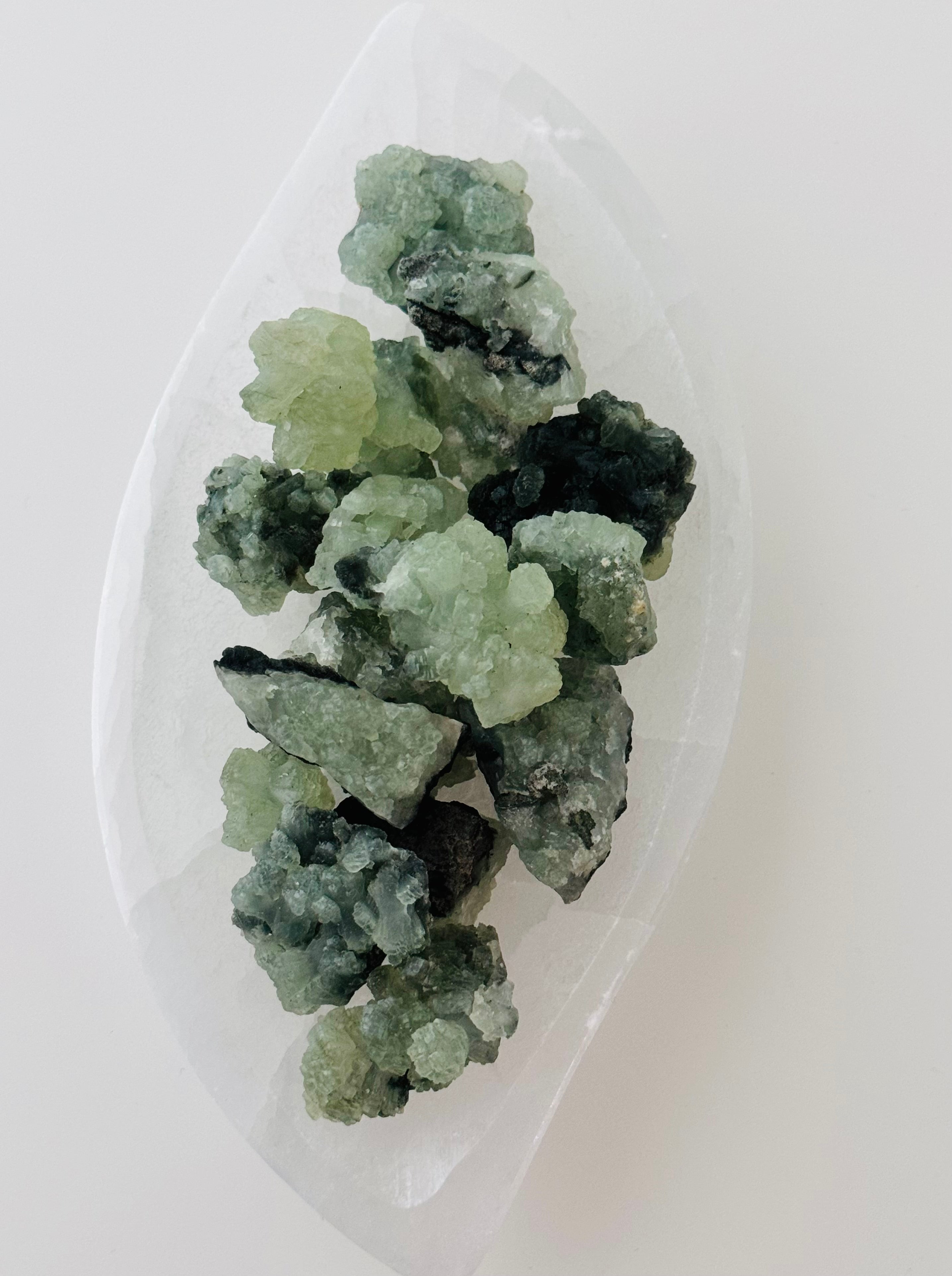 Prehnite with Epidote Rough Chunks