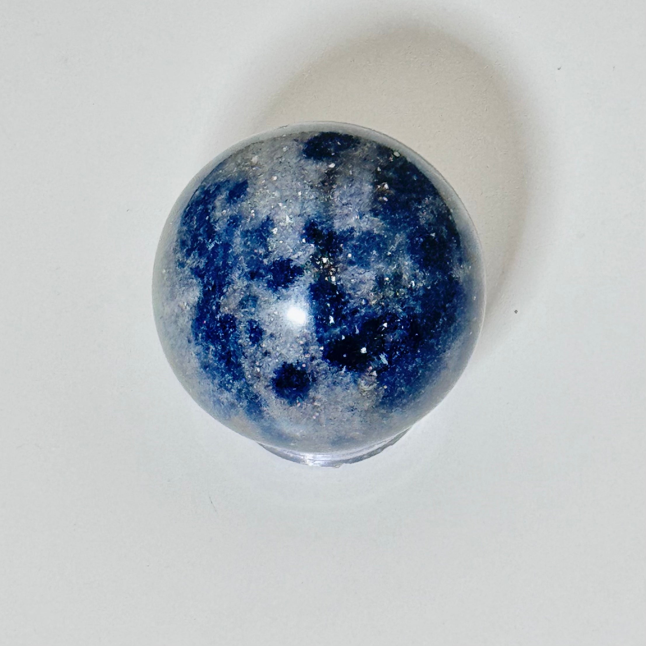 Azurite in Quartz